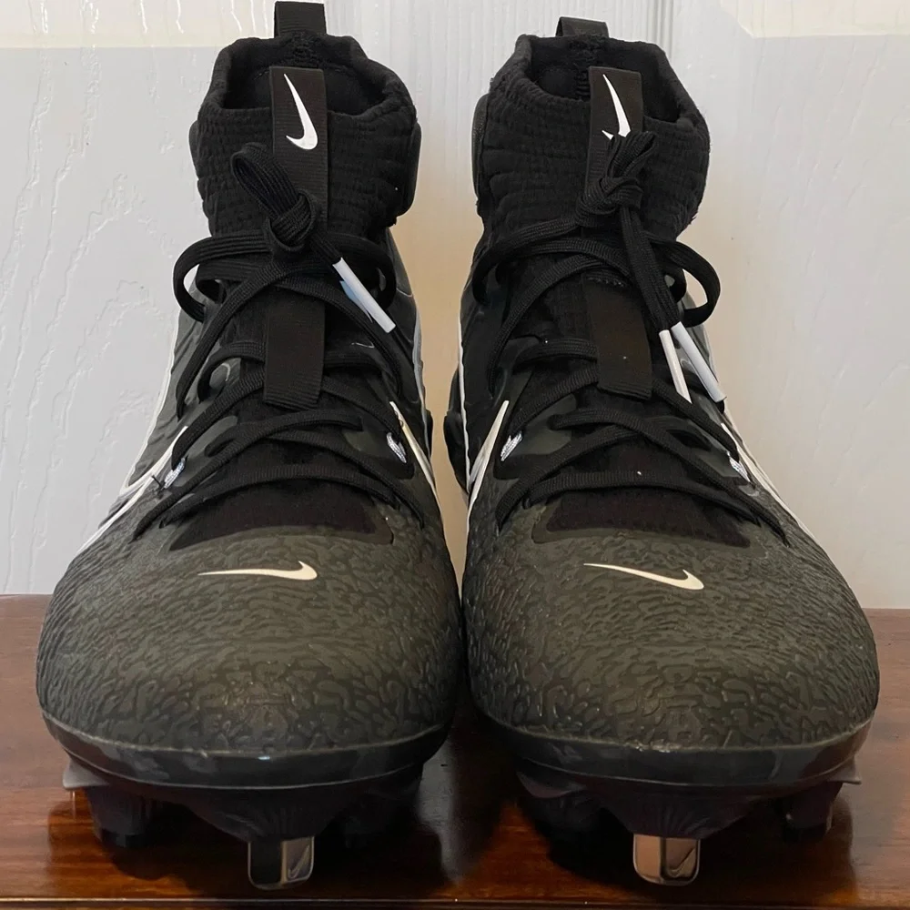 Nike Alpha Huarache NXT Black Grey Baseball Cleats DJ6517-010 Sz 7.5 NEW - Picture 3 of 9